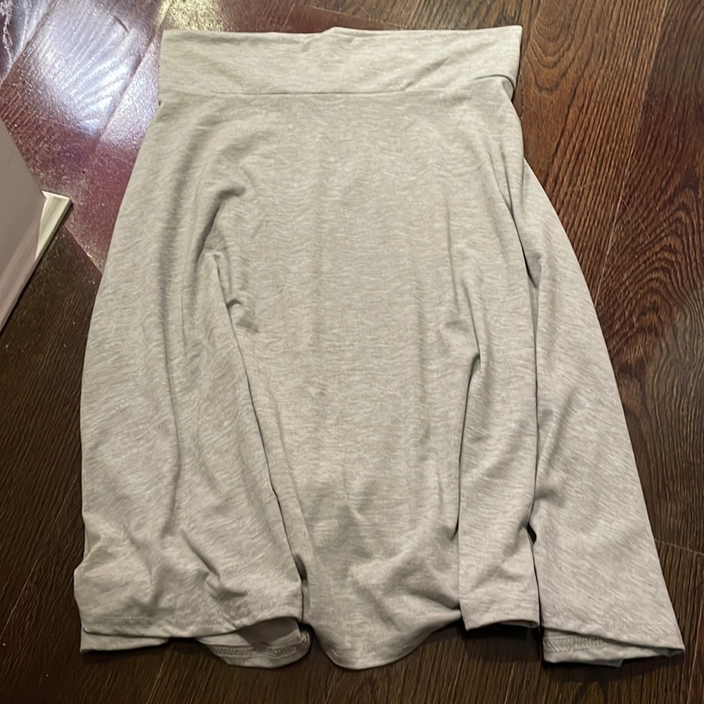 Grey Zoya conservative skirt.